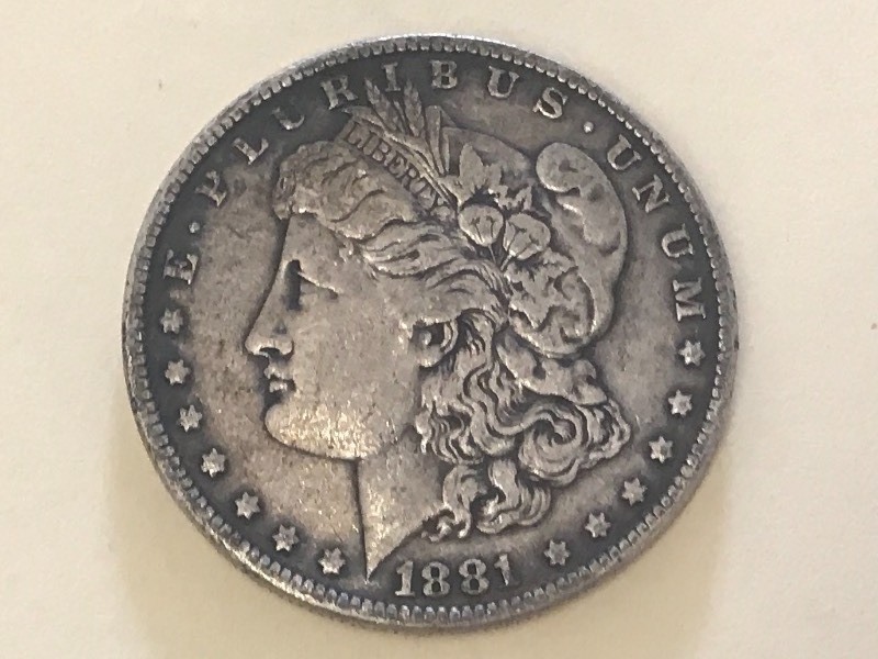 1881 Morgan Silver Dollar ...