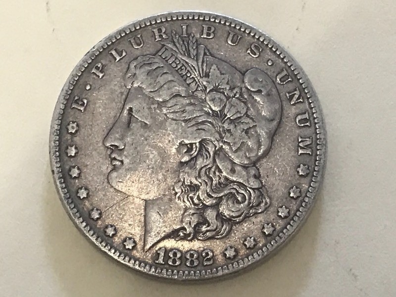 1882 Morgan Silver Dollar ...