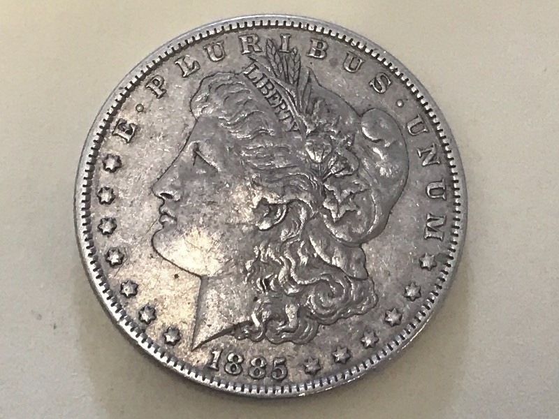 1885 Morgan Silver Dollar ...