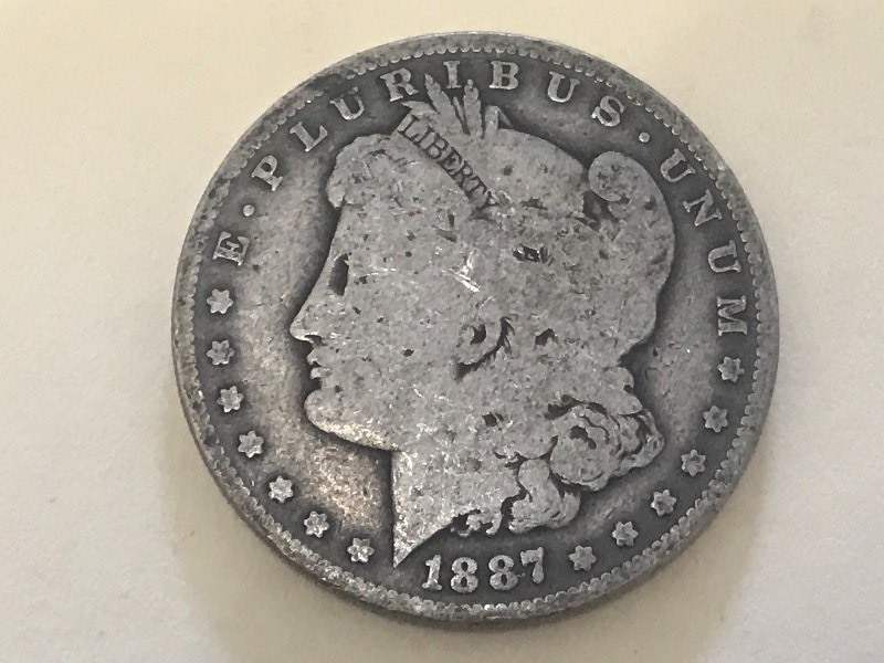 1887-O Morgan Silver Dollar ...