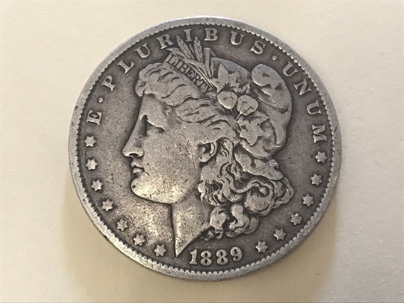 1889 Morgan Silver Dollar ...