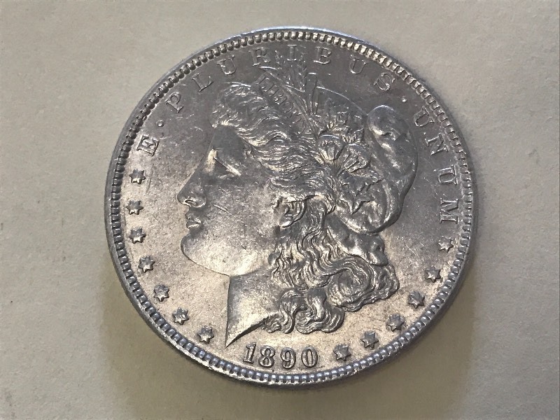 1890 Morgan Silver Dollar ...
