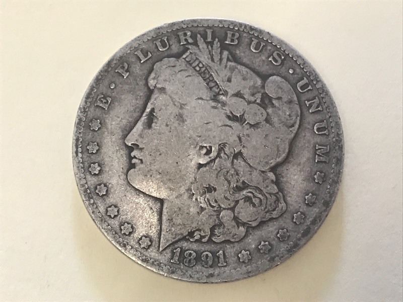 1891 Mogan Silver Dollar ...