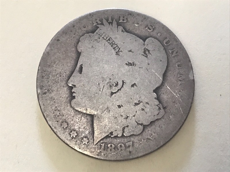 1897-O Morgan Silver Dollar ...