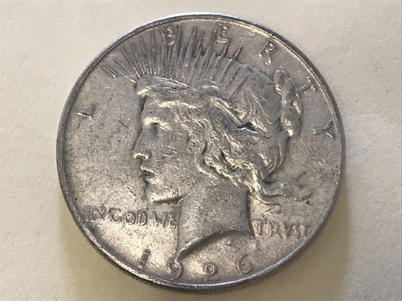 1926-S Peace Silver Dollar...