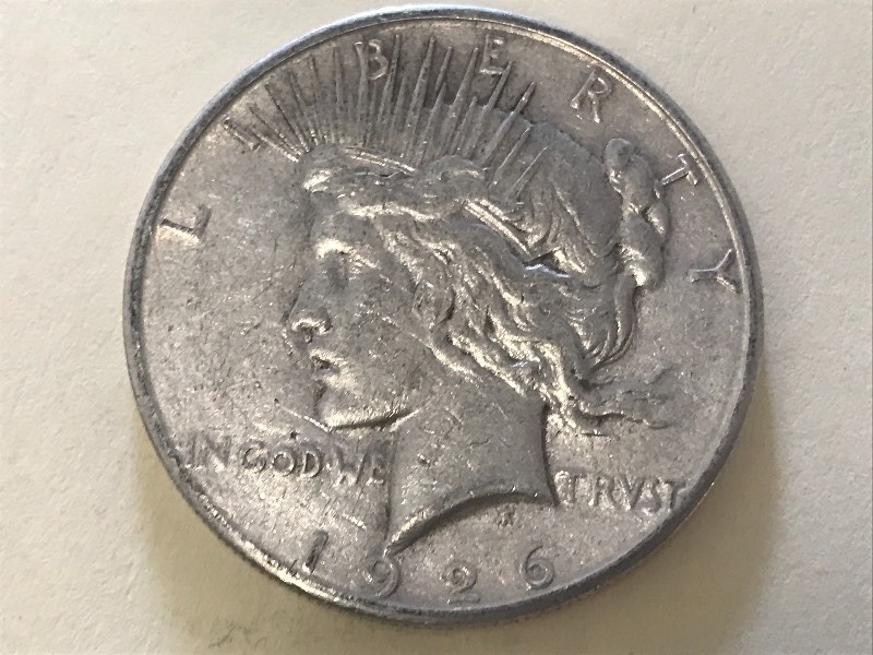 1926-S Peace Silver Dollar...
