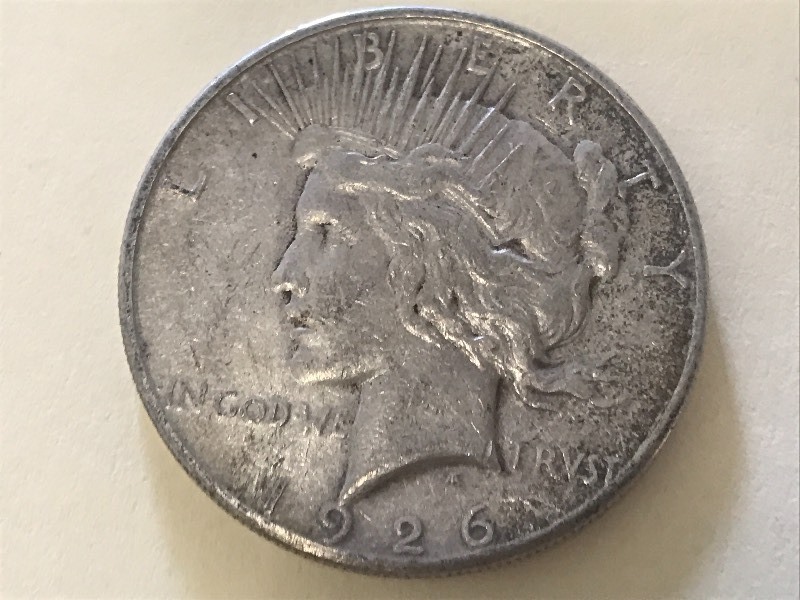 1926-S Peace Silver Dollar...