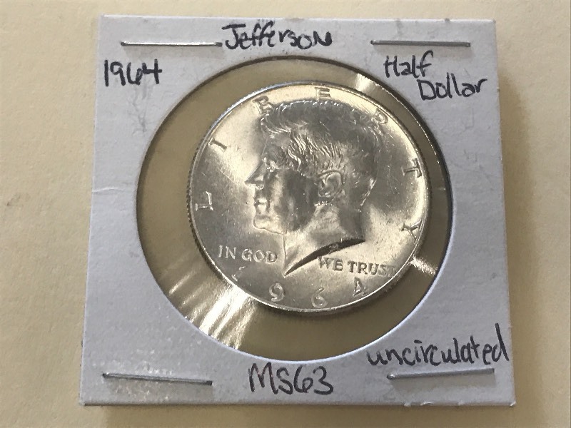 1964 Jefferson Silver Half Dollar ...