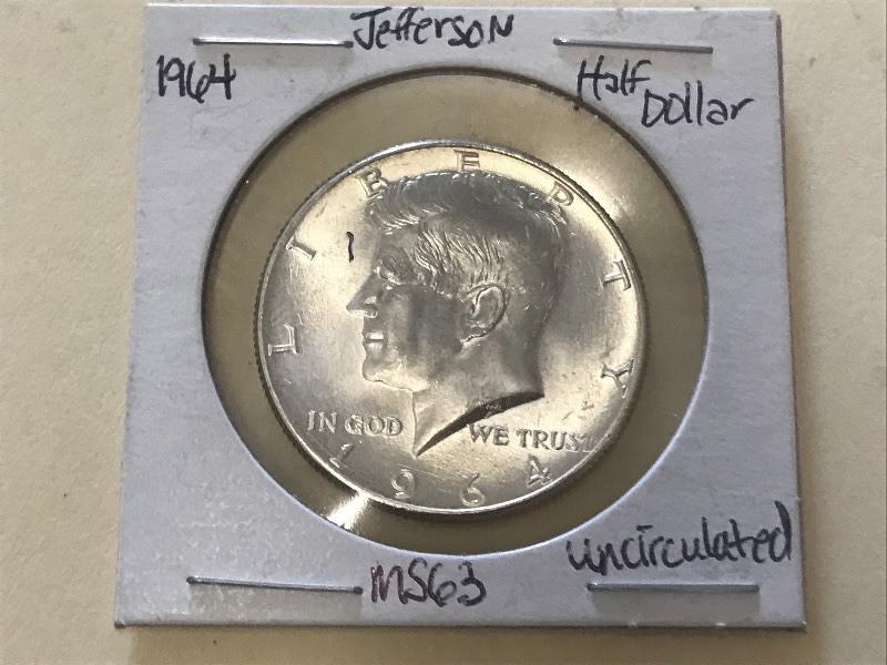 1964 Jefferson Silver Half Dollar ...