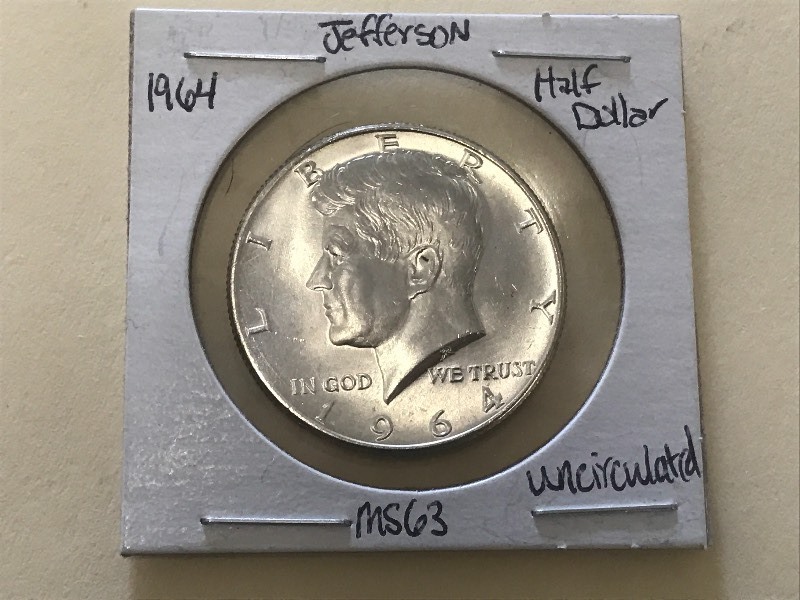 1964 Jefferson Silver Half Dollar ...
