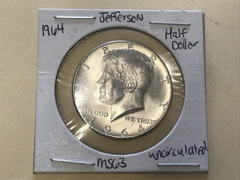 1964 Jefferson Silver Half Dollar ...