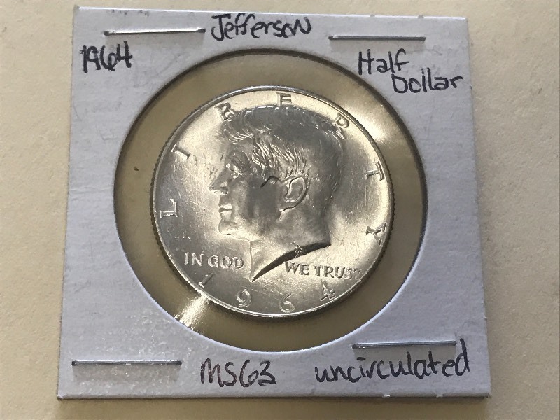 1964 Jefferson Silver Half Dollar ...