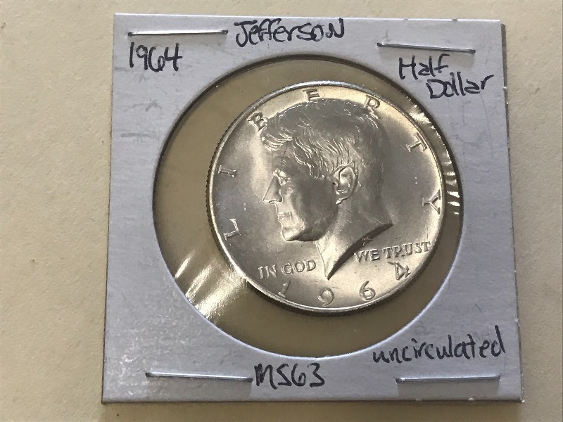1964 Jefferson Silver Half Dollar ...