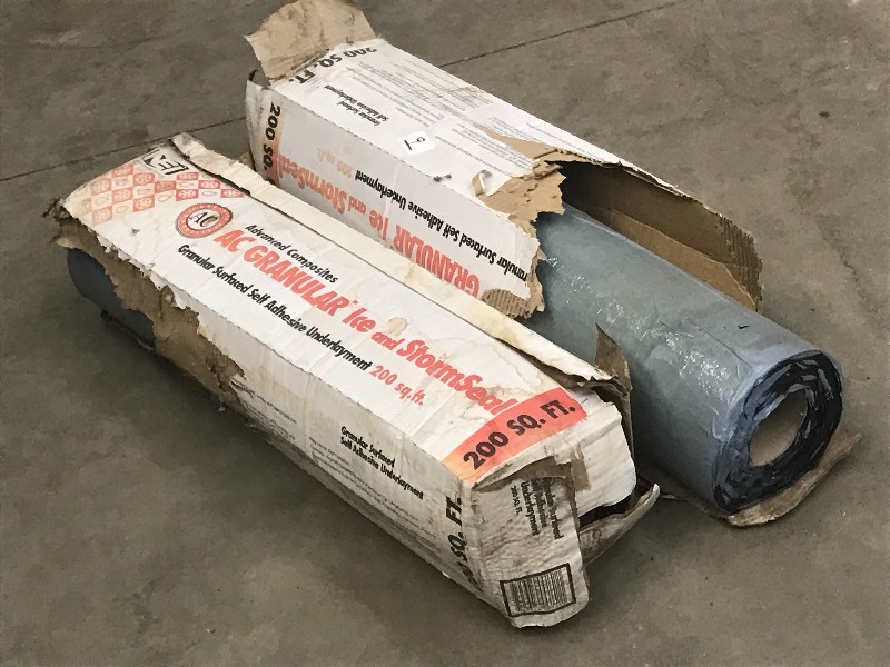 lot 9 image: (2) Rolls Of Self-Adhesive Underlay...