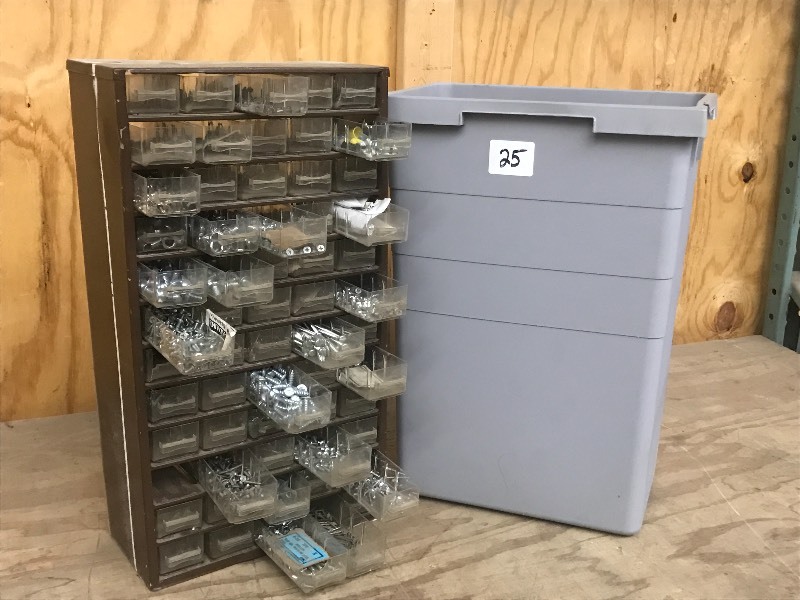 lot 25 image: 60-Place NutsBolts Organizer With ...