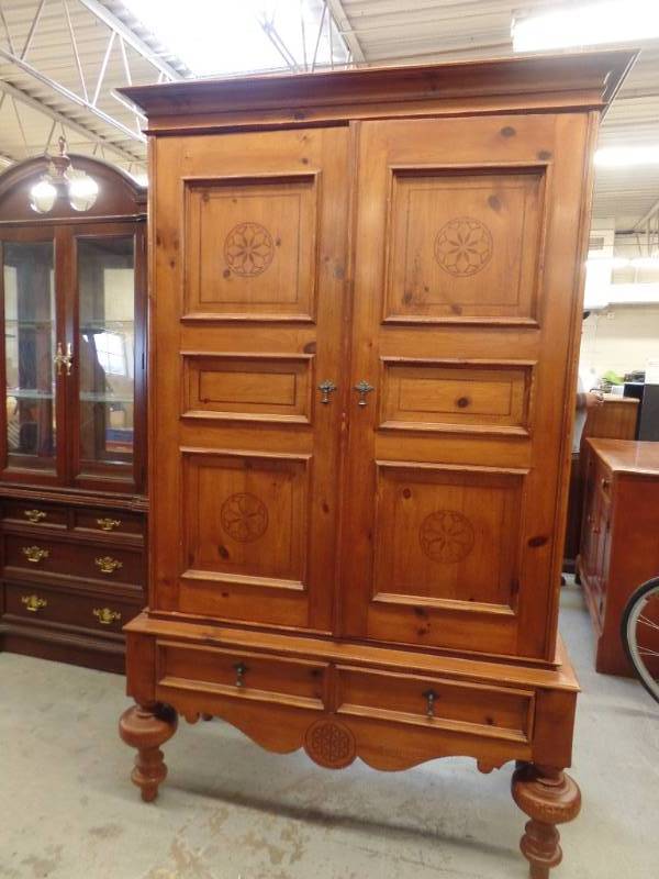 MILLING ROAD SOLID WOOD ARMOIRE