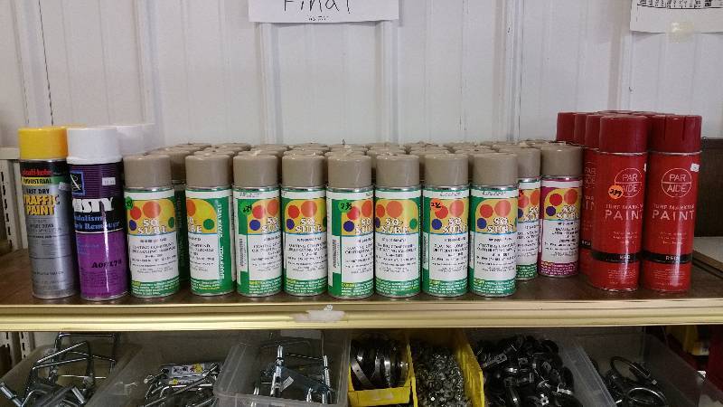 lot 12 image: Coating Compound, Turf Paint, Vandalism Remover, Etc.