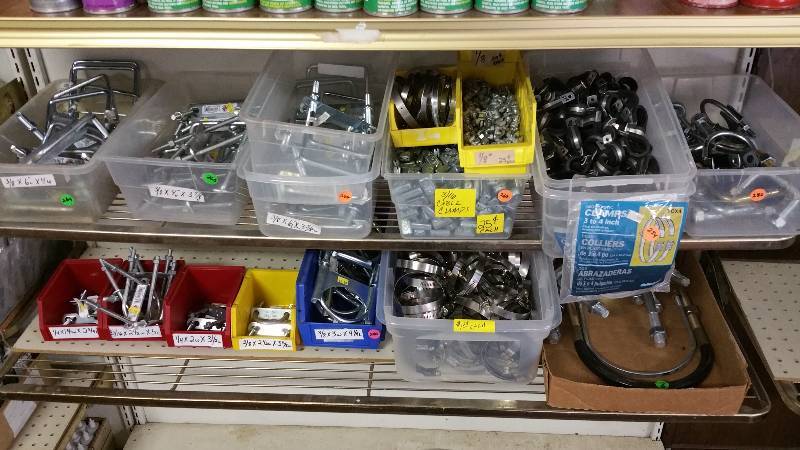 lot 13 image: U-Bolts, Cable Clamps, Clamps, Etc.