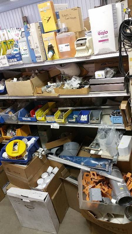 lot 40 image: Antibacterial Soap, Caulking, Plugs, Toliet Seat, Misc, etc.