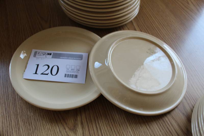 lot 120 image: Lot of (20) Buffalo China Caf 9.5in. Plates