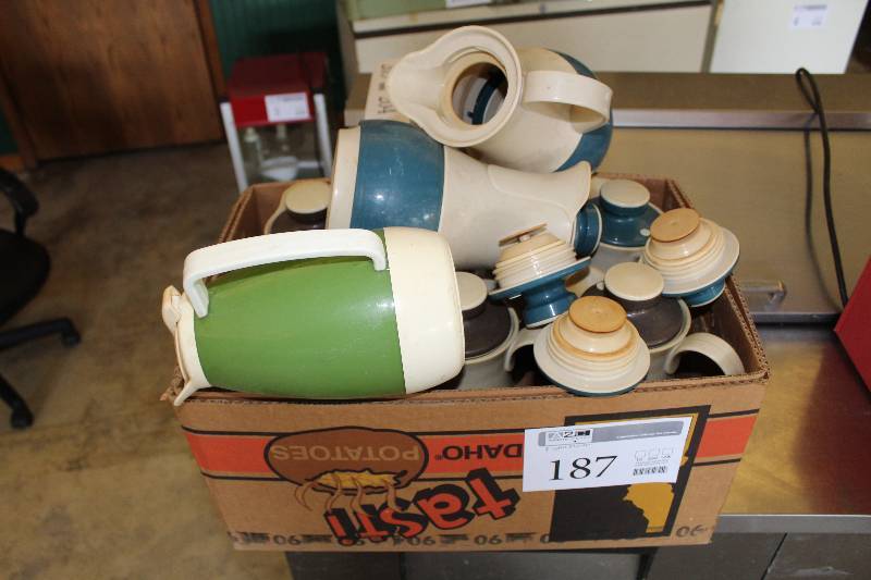 lot 187 image: Lot of (8) Coffee Pitchers