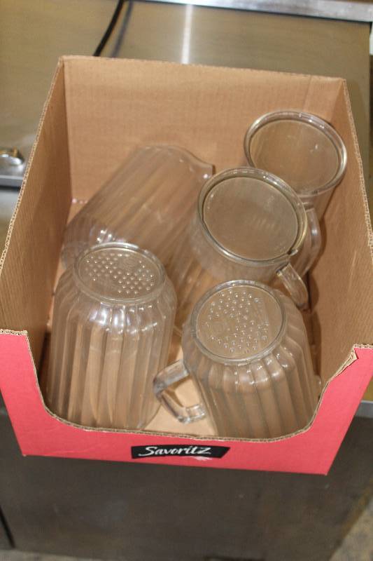 lot 186 image: Lot of (5) Plastic Water Pitchers