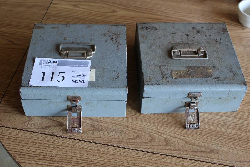 lot 115 image: Lot of (2) Cash Boxes