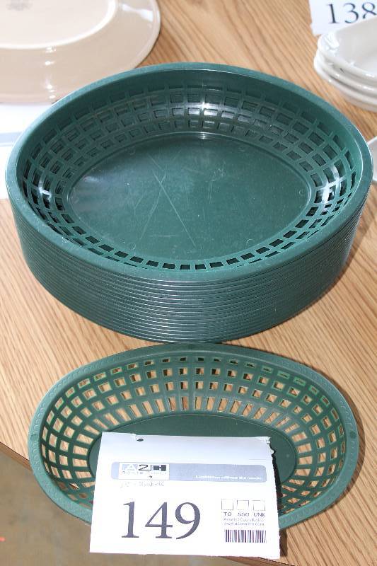 lot 149 image: Lot of (15) Serving Baskets