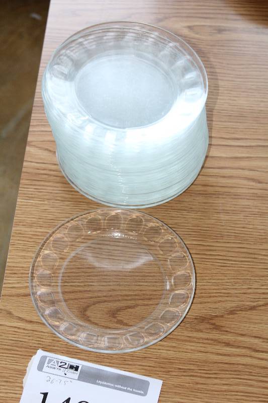 lot 148 image: Lot of (26) 7.5in. Glass Plates