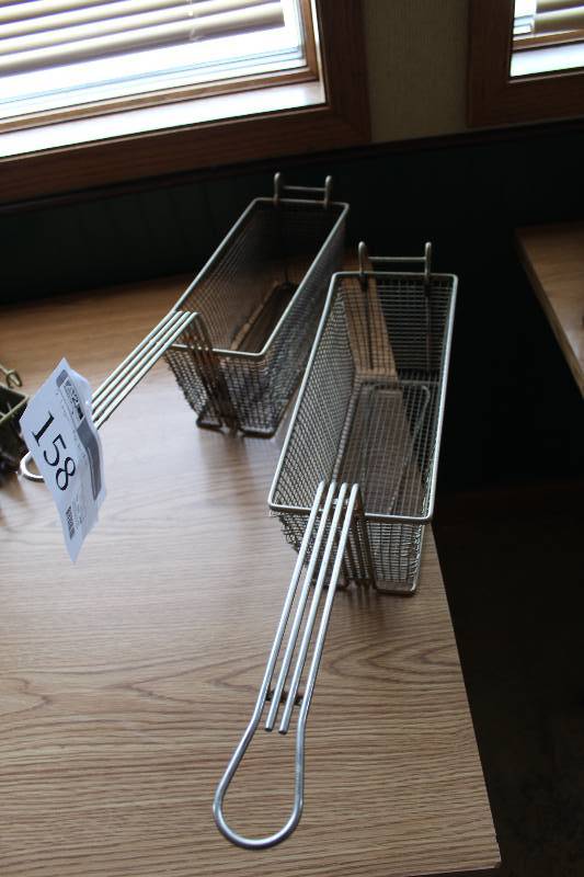 lot 158 image: Lot of (2) Deep Fryer Baskets