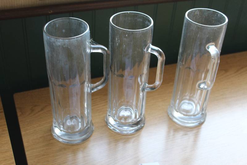 lot 174 image: Lot of (3) Glass Mugs