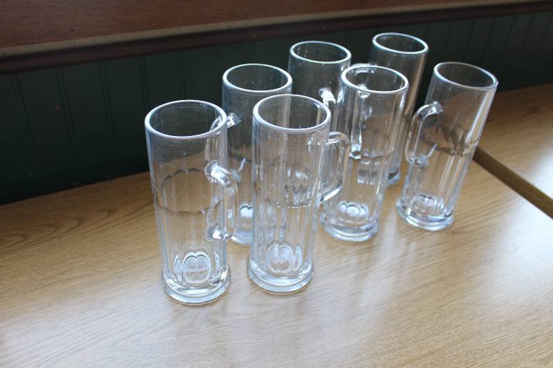 lot 178 image: Lot of (7) Glass Mugs