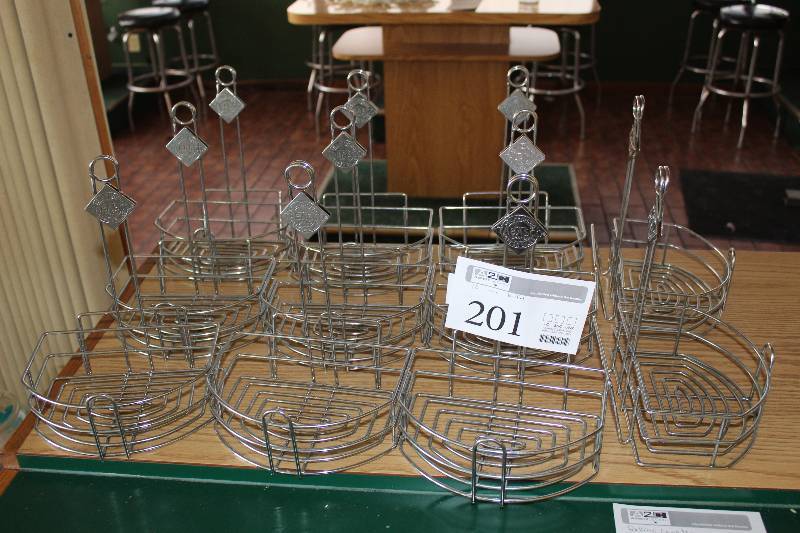 lot 201 image: Lot of (10) Wire Baskets