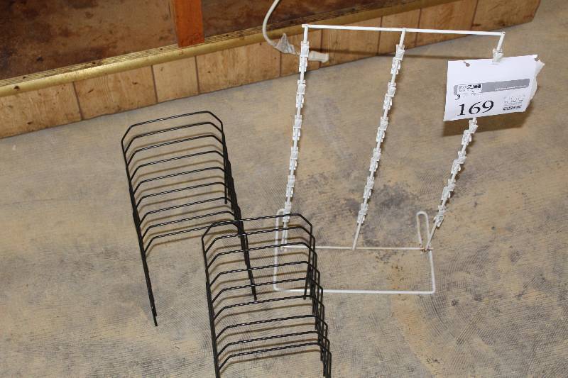 lot 169 image: Lot of (3) Wire Organizer Stands