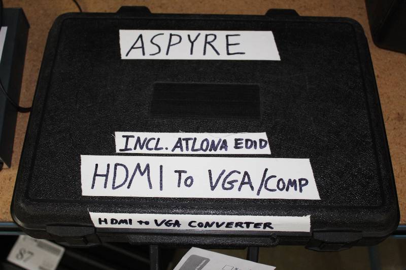 lot 80 image: Aspyre HDMI to VGA Converter w Case