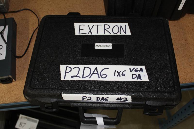 lot 78 image: Extron P2 DA 6 Plus VGA Switch w Case