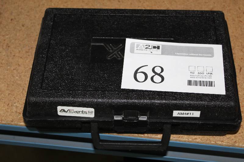 lot 68 image: Shure Microphone Mixer w Case