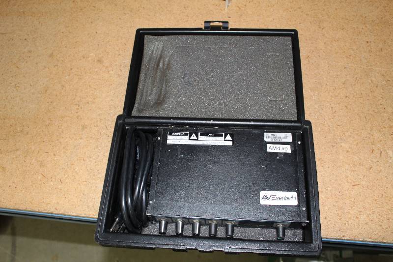 lot 67 image: Shure Microphone Mixer w Case
