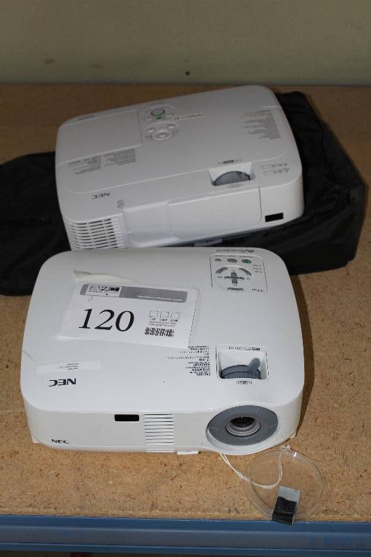 lot 120 image: Lot of (2) NEC Projectors