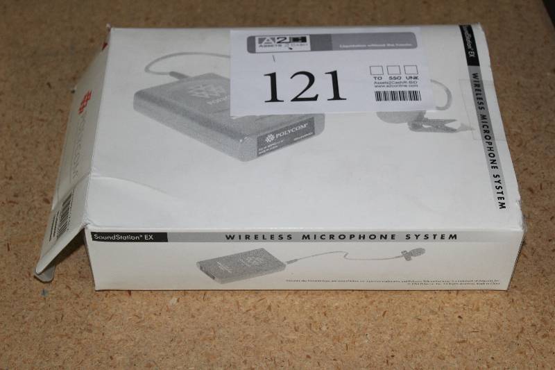 lot 121 image: Polycom SoundStation EX Wireless Microphone System w Users Guide