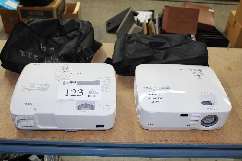 lot 123 image: Lot of (2) NEC Projectors