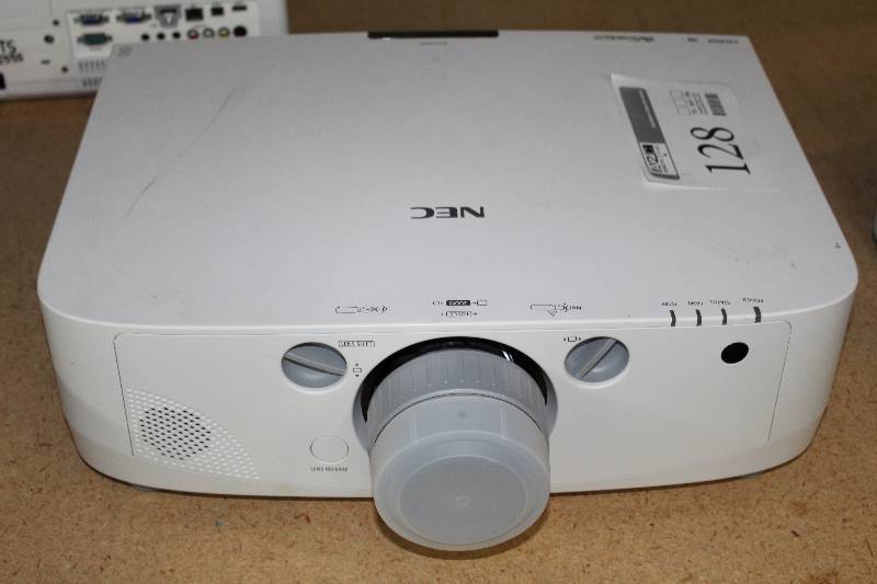 lot 128 image: NEC PA550W Projector