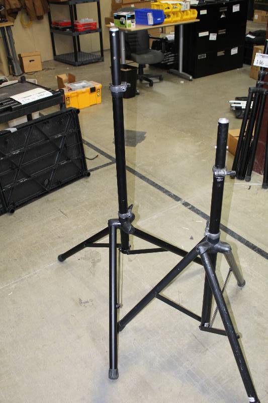 lot 146 image: Lot of (2) Speaker Stands