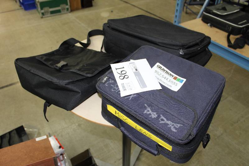 lot 198 image: Lot of (3) Padded AV Bags