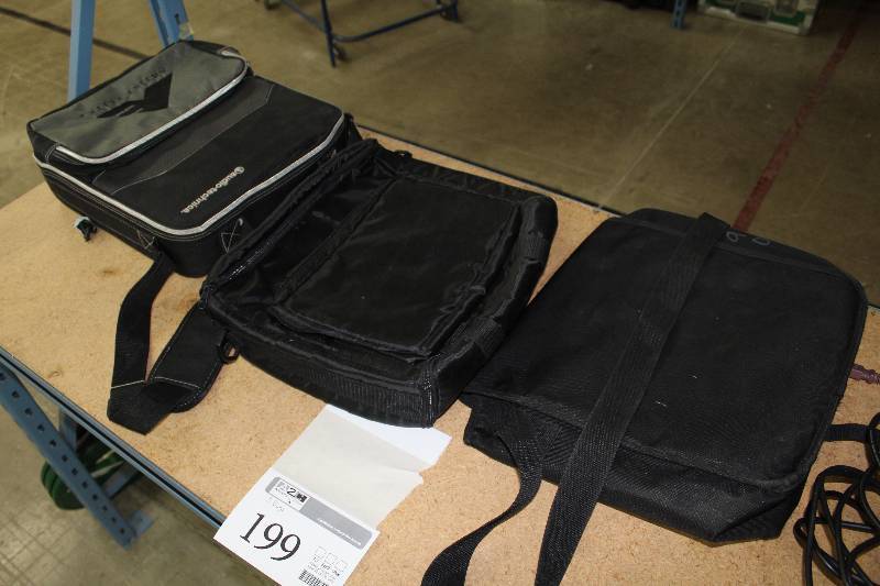lot 199 image: Lot of (3) Padded AV Bags