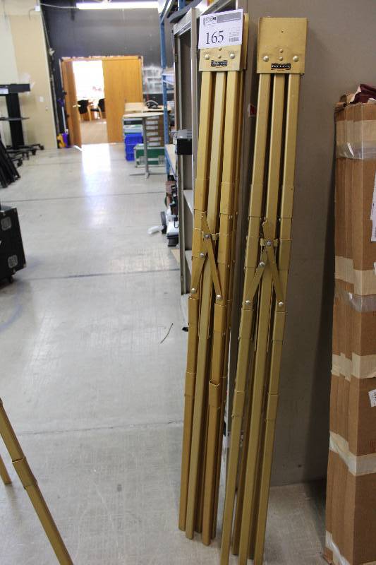 lot 165 image: Lot of (5) Draper Easel Stands
