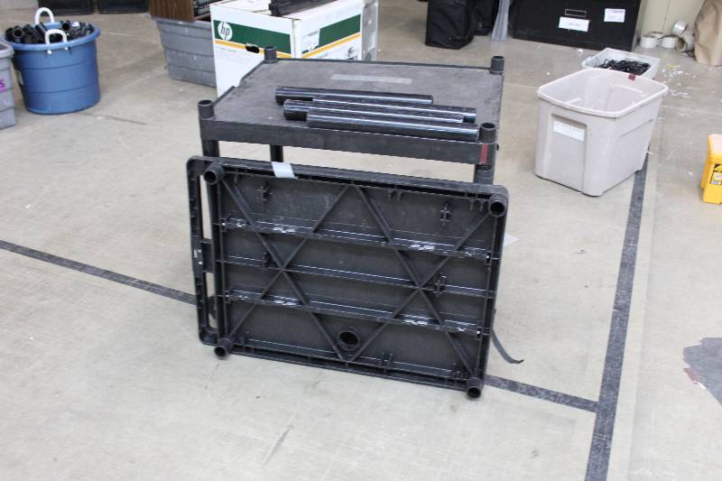 lot 179 image: Build-A-Cart Rolling 3-Shelf Cart