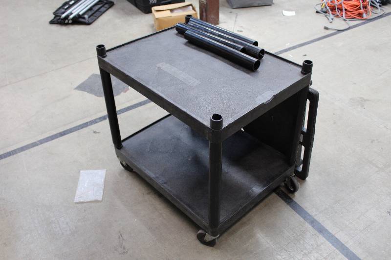 lot 182 image: Build-A-Cart Rolling 3-Shelf Cart