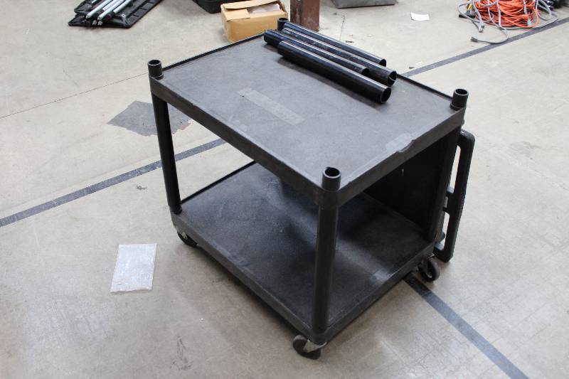 lot 185 image: Build-A-Cart Rolling 3-Shelf Cart
