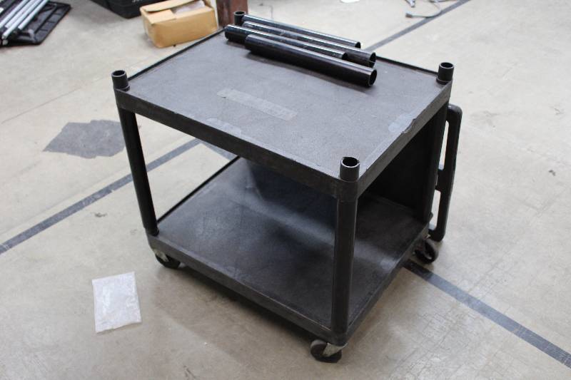 lot 187 image: Build-A-Cart Rolling 3-Shelf Cart